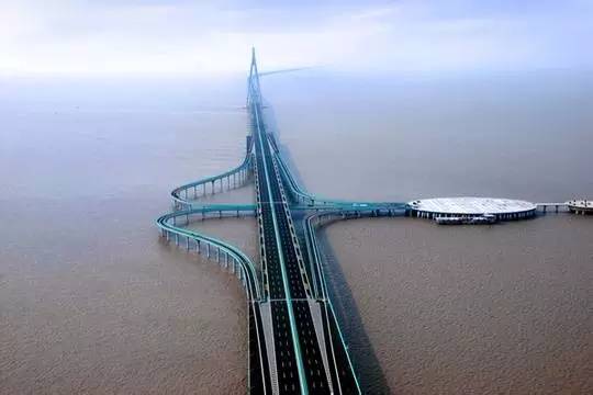 圖片:中國十大奇特工程-杭州灣跨海大橋 